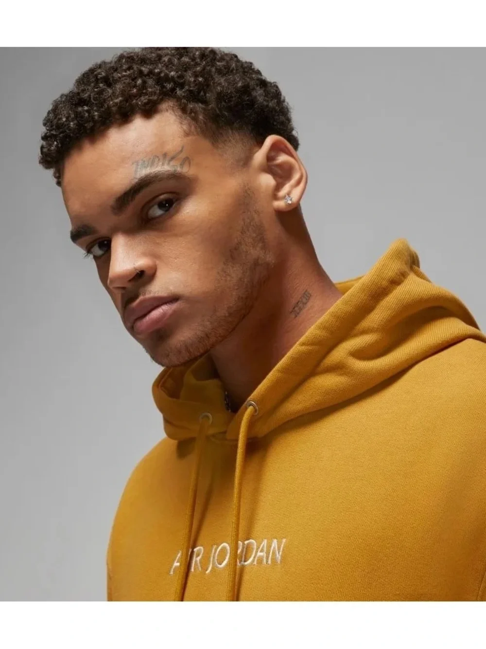 Jordan Men's Ochre Logo Pullover Hoodie